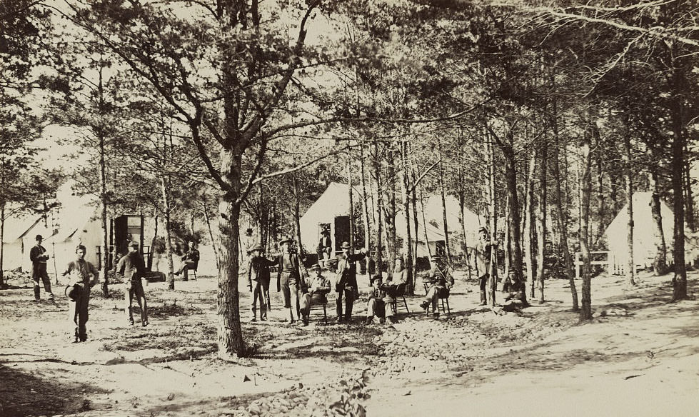 Convalescent camp, near Alexandria, 1863