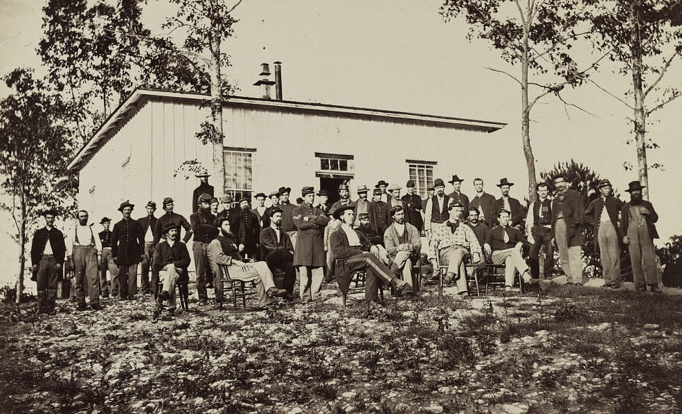 Convalescent camp near Alexandria, 1863