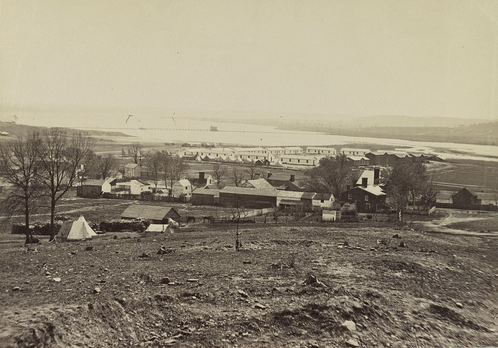 Hunting Creek Bridge, near Alexandria, 1864
