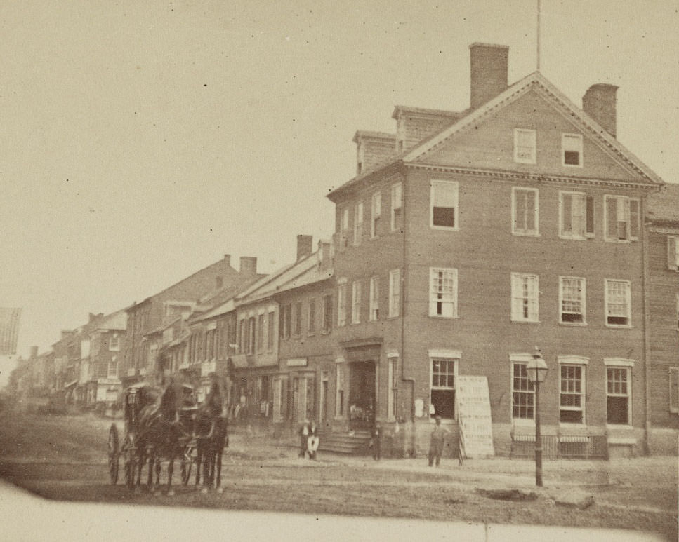Marshall House, Alexandria. Scene of death of Col. Ellsworth, 1864