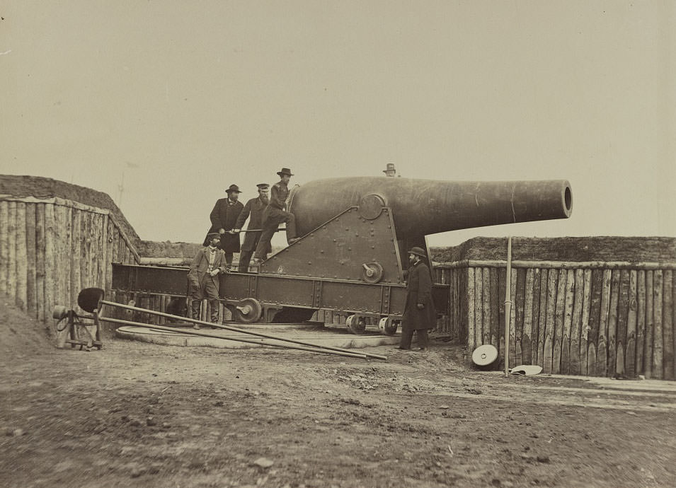 Battery Rodgers, Potomac River, near Alexandria, 1860s