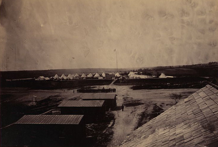 Fort Ellsworth, near Alexandria, Va., interior view, April 3, 1864