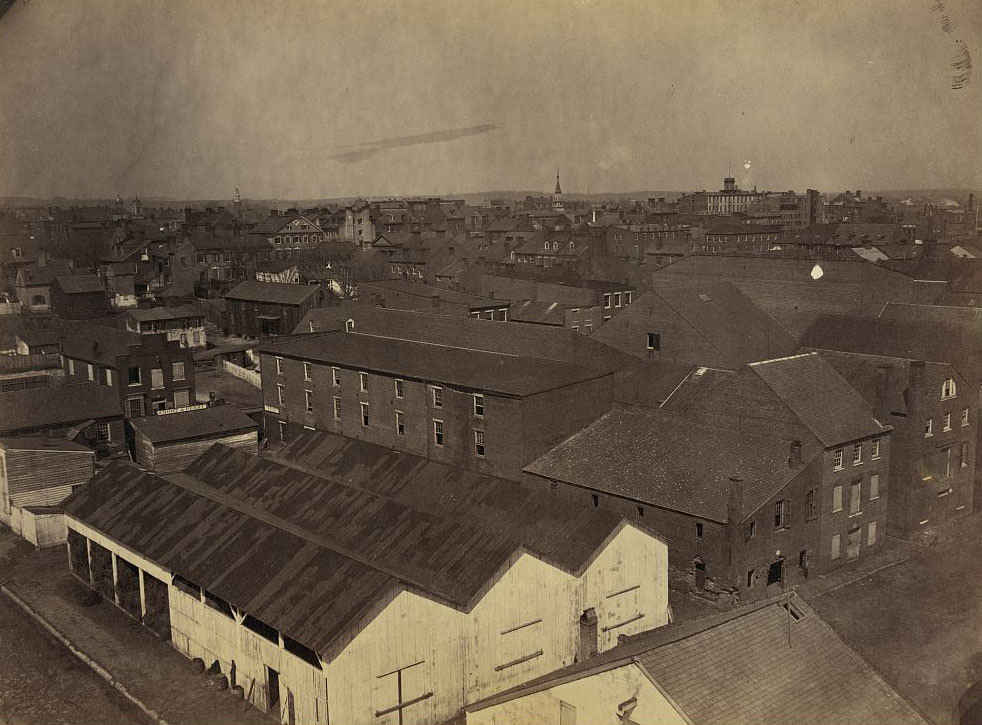 Alexandria from Pioneer Mill, looking north-west, 1865