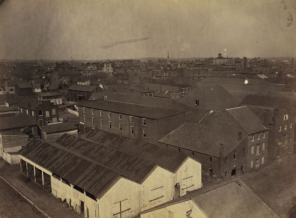 Alexandria from Pioneer Mill, looking north-west, 1865