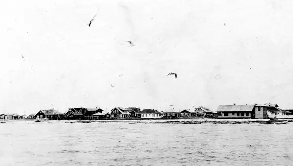 This image shows downtown Corpus Christi between Belden and Palo Alto streets.