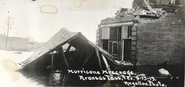 Aransas Pass also suffered damage during the 1919 hurricane that destroyed North Beach and downtown Corpus Christi on Sept. 14.