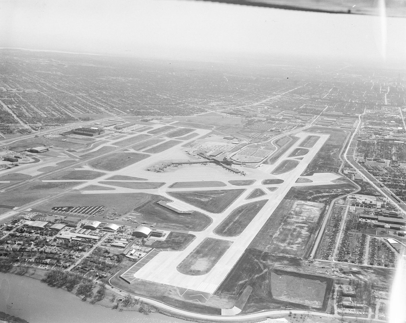 Runway at Love Field, 1960