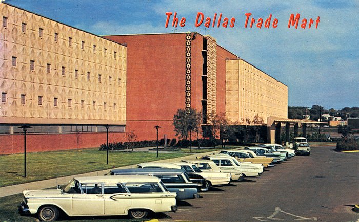 This is the site where President F. Kennedy was to speak at a luncheon following the motorcade in downtown Dallas on that tragic day in 1963.