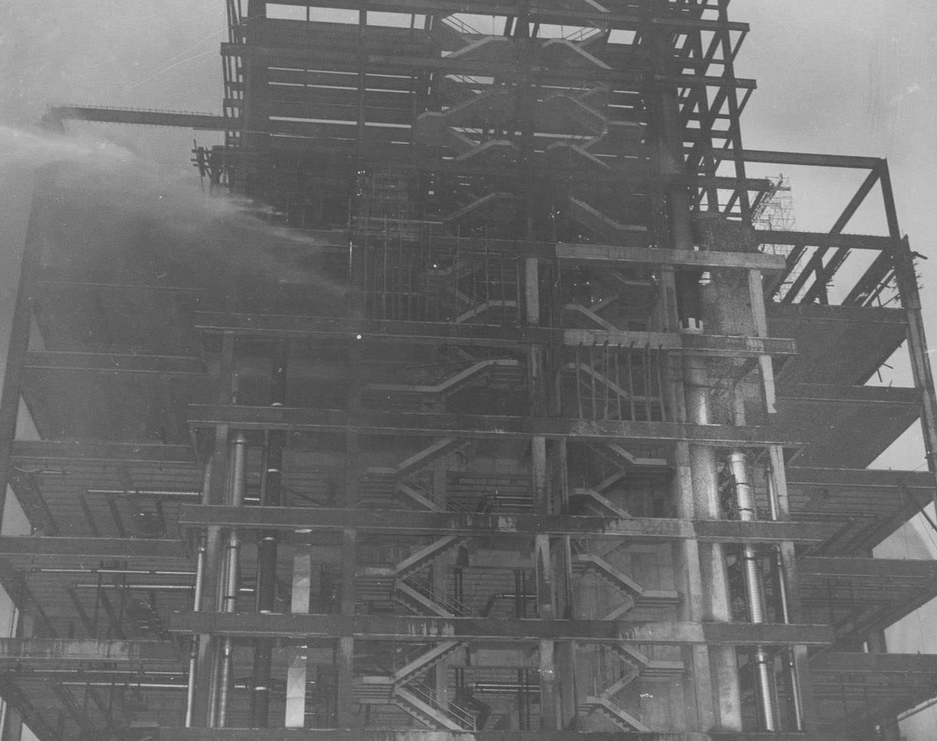 Dallas County Courthouse Under Construction, 1964