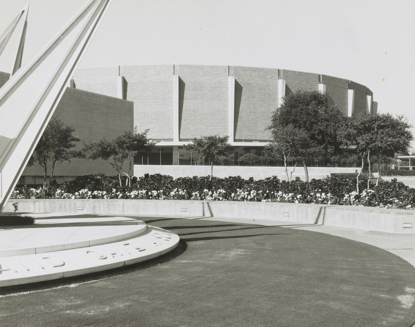 Modern Art Sculpture in Front of Dallas Memorial Auditorium, 1964