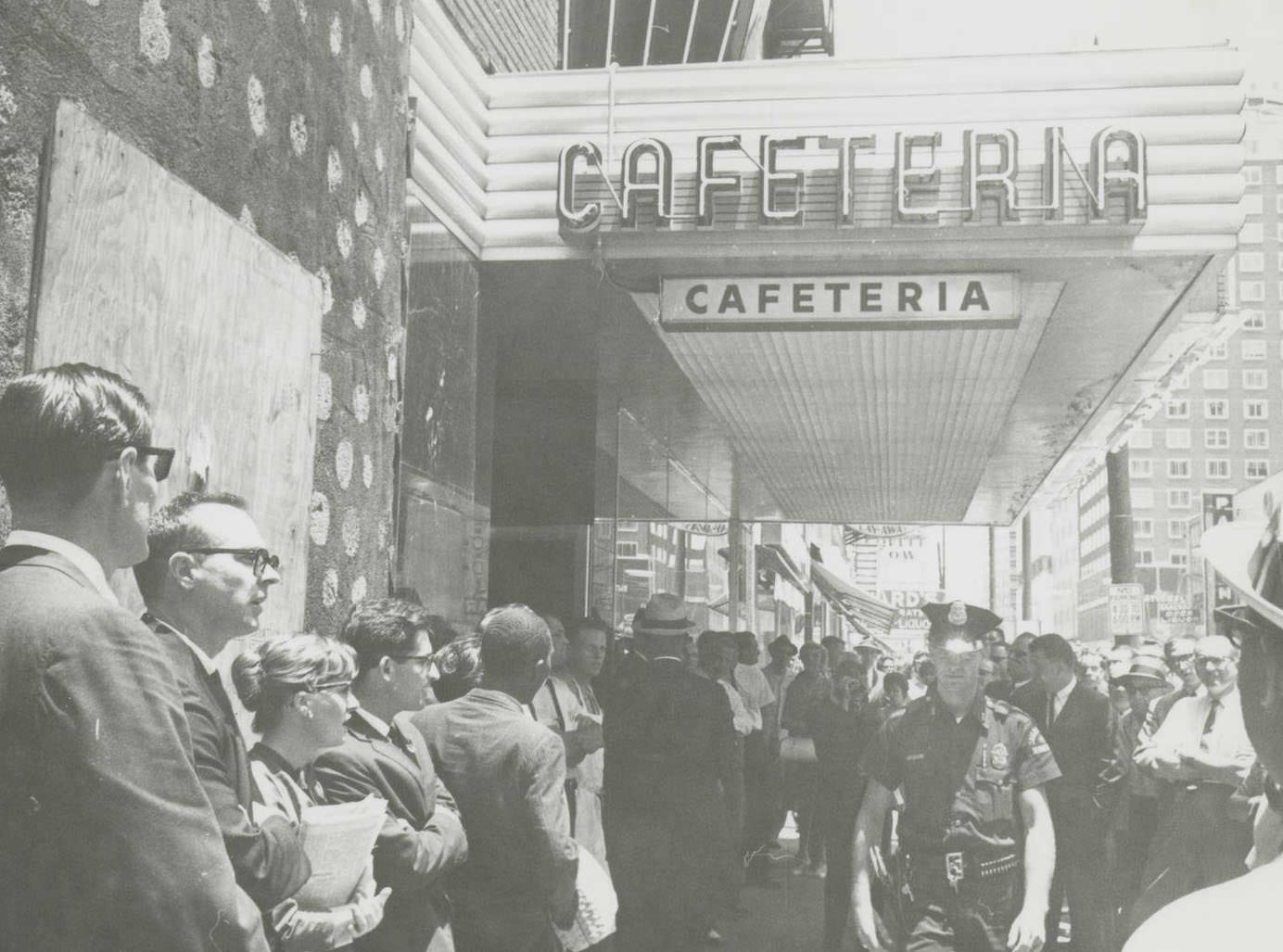 A civil rights protest at Piccadilly Cafeteria in Dallas, 1964