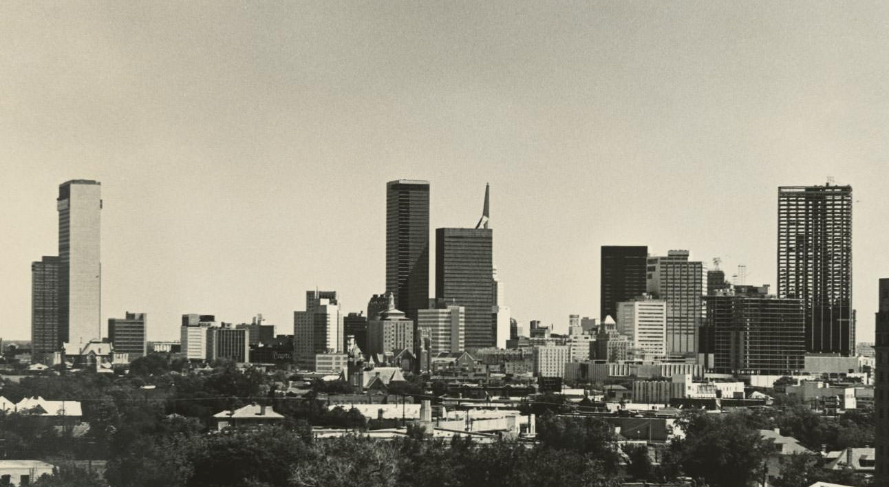 Dallas skyline, 1960s