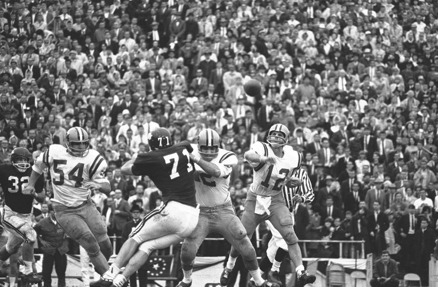 Cotton Bowl, University of Arkansas vs. Louisiana State University (L. S. U.), 1965