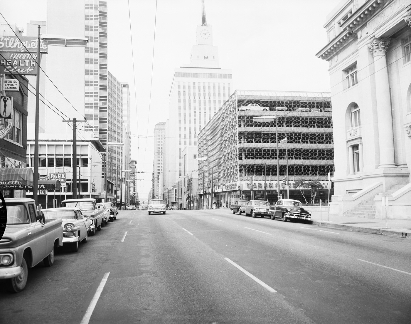 Commerce Street, downtown Dallas, 1962