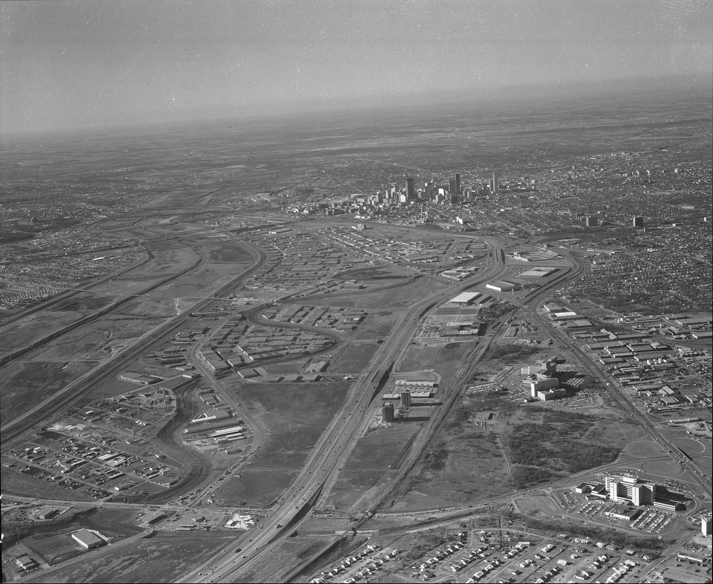 An aerial of industrial area, 1964