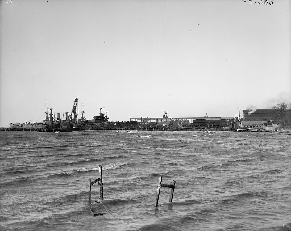 Newport News Ship Building and Dry Dock Company yards, Newport News, 1903