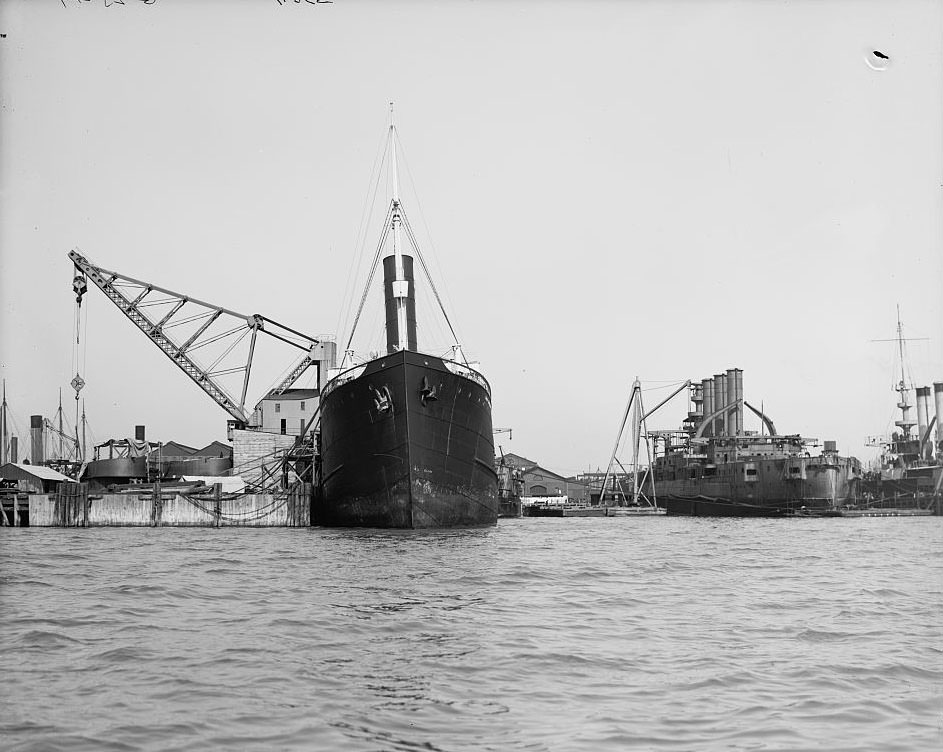 Along the slips, Newport, Virginia, 1904