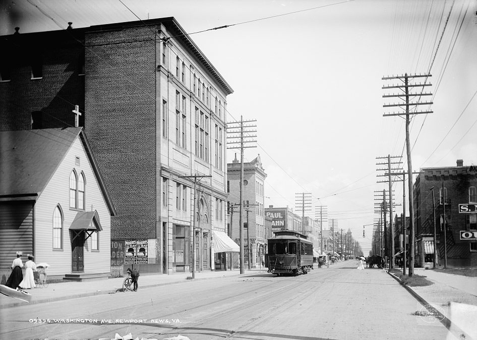 Washington Avenue, Newport News, 1906