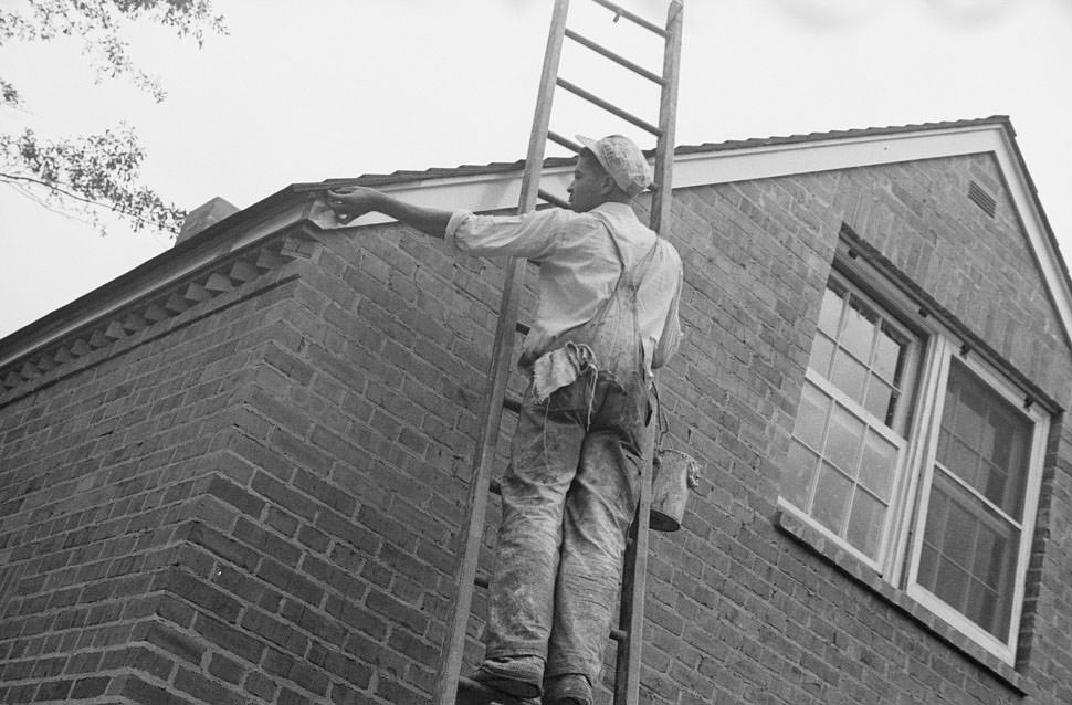 Workers on Newport News Homesteads, Virginia, 1936