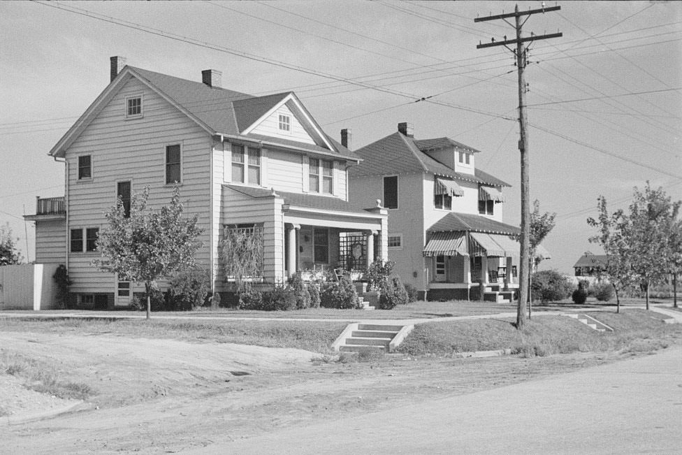 High-class mansion in the Newport News, Virginia, 1936