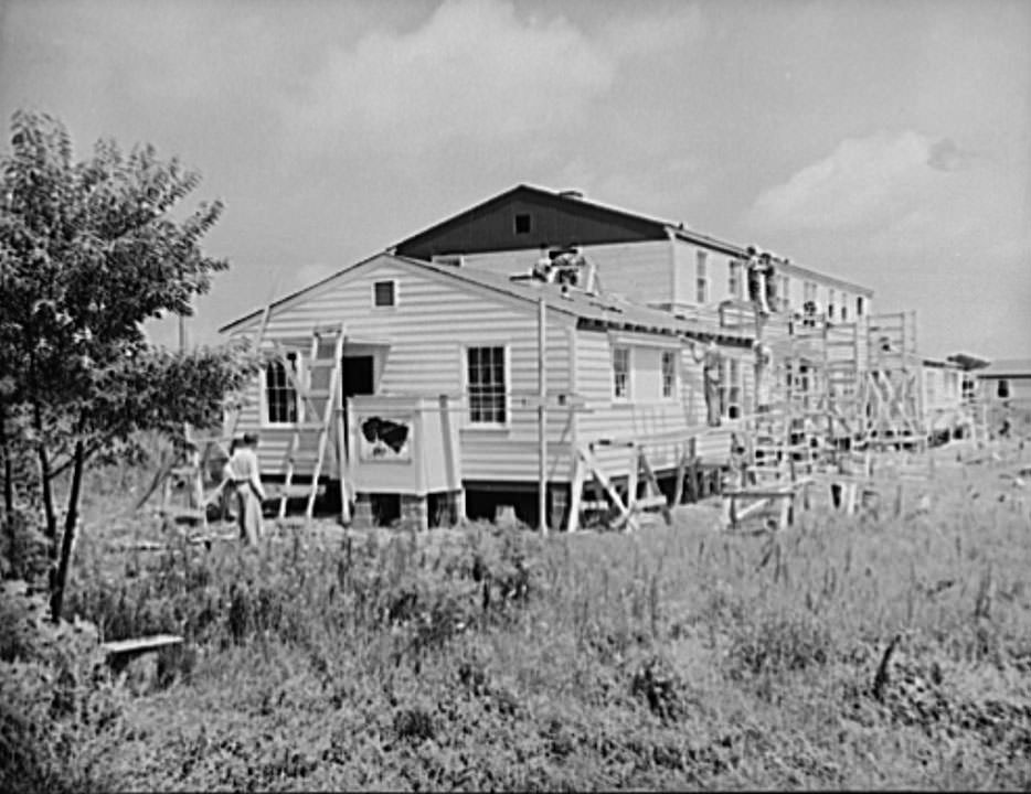 Defense housing, Langley Field, Newport News, Virginia, 1941