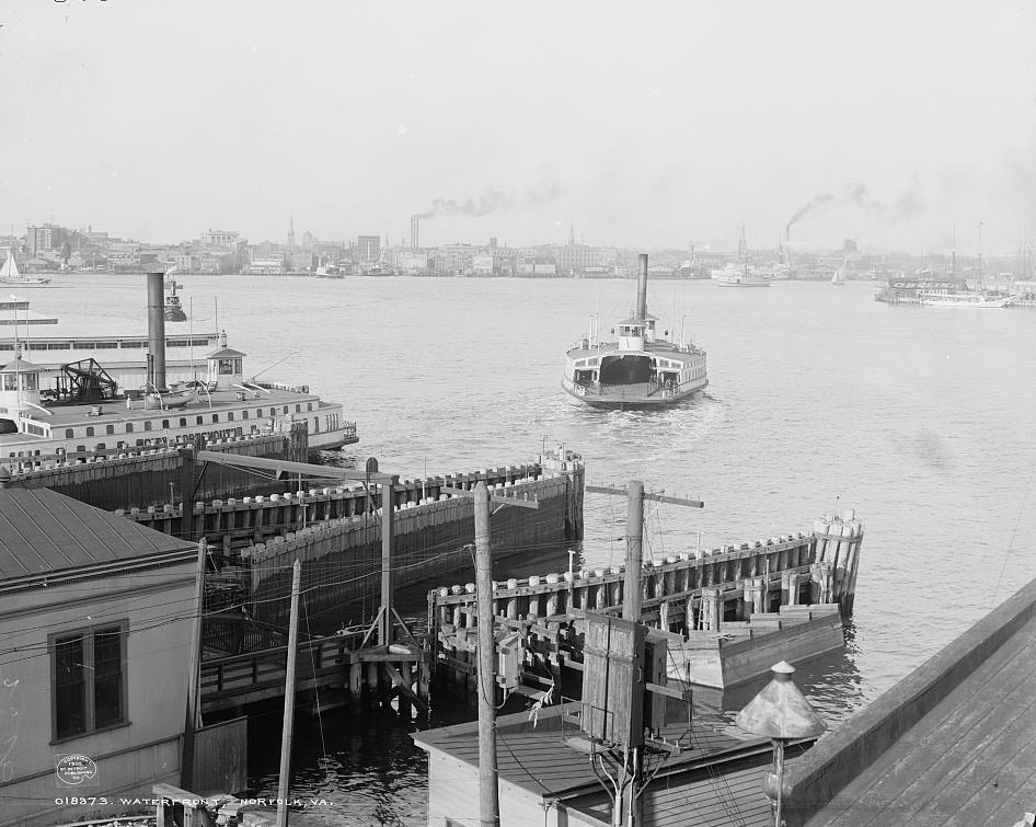 Waterfront, Norfolk, 1905