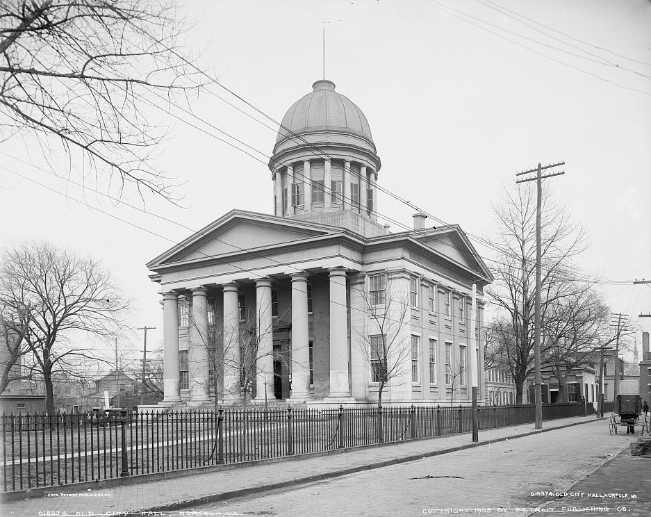 Old City Hall, Norfolk, 1905