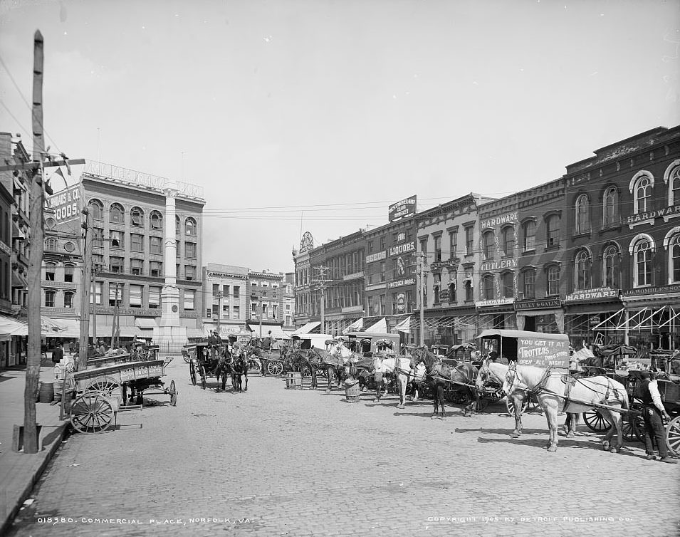 Commercial Place, Norfolk, 1905
