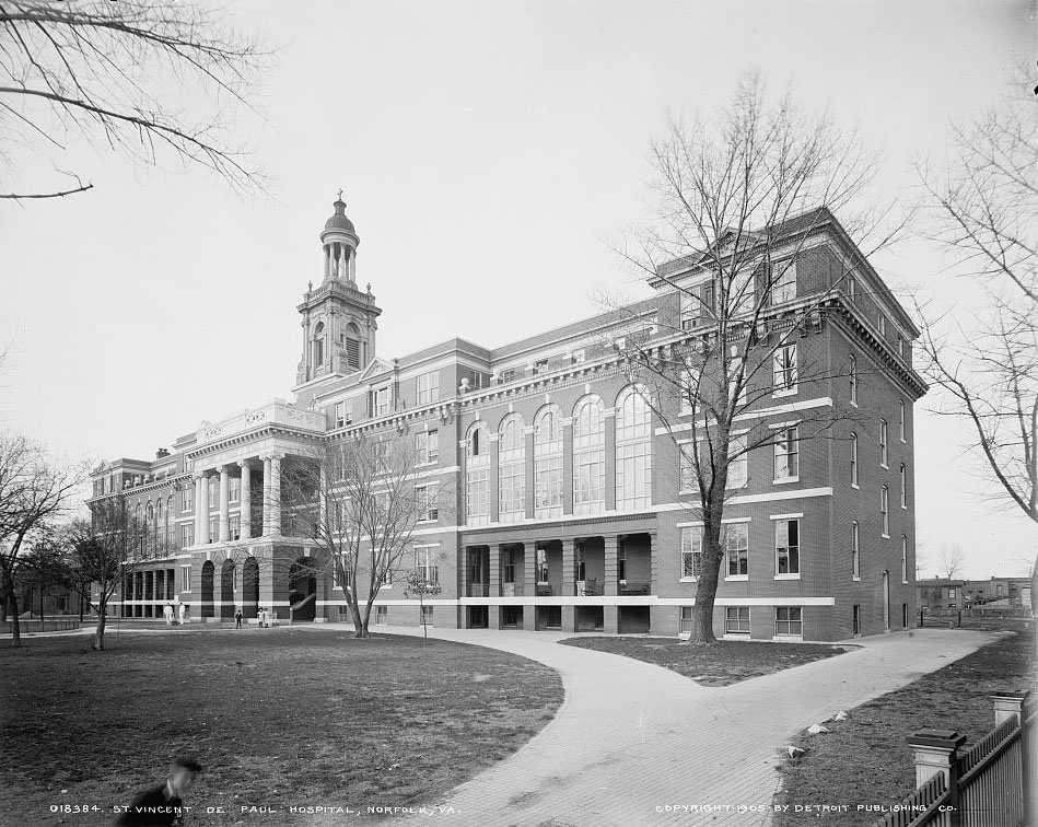 St. Vincent de Paul Hospital, Norfolk, 1905.