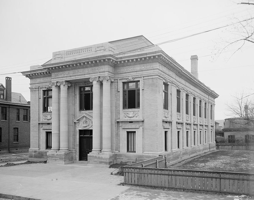 Public Library, Norfolk, 1906