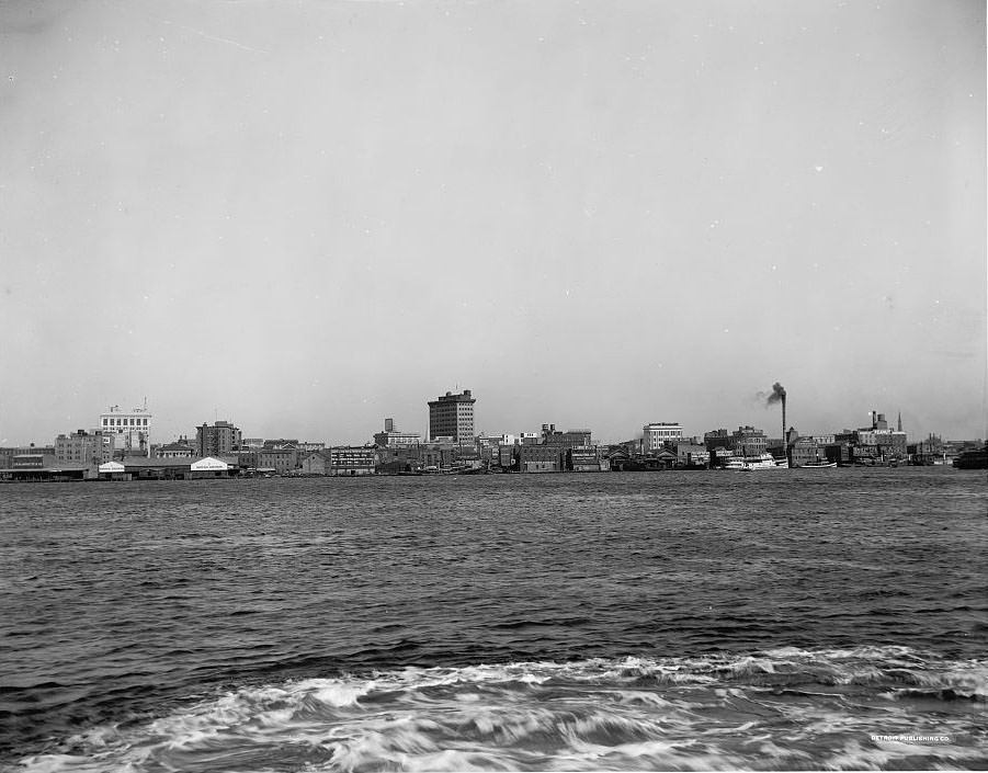 The Harbor, Norfolk, 1905