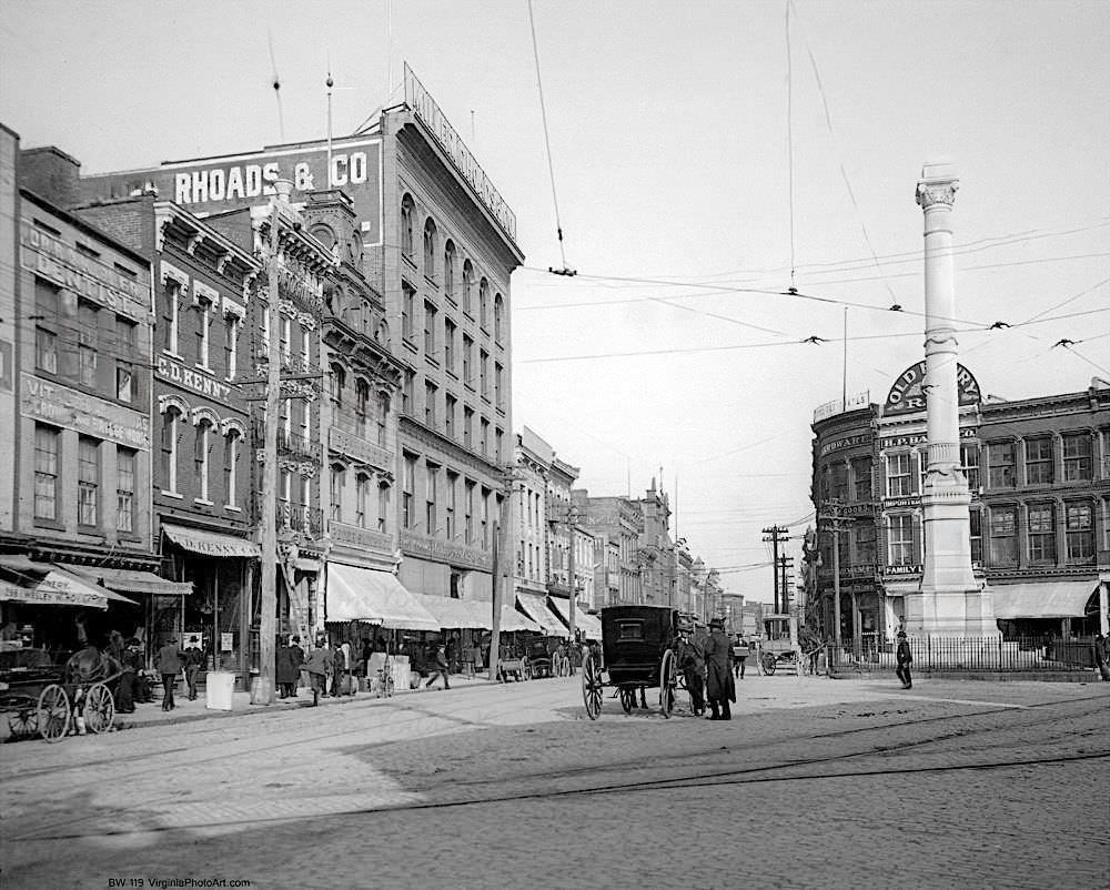 Miller & Rhoads Main St. Market Sq. Norfolk, 1905