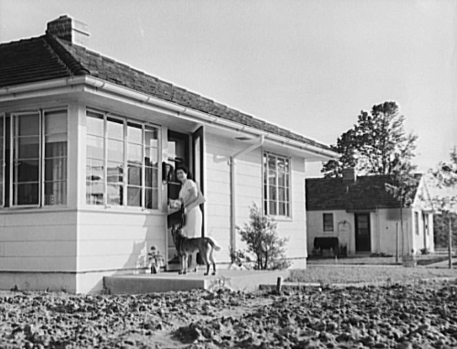 Defense housing. Merrimack Park, Norfolk, Virginia.