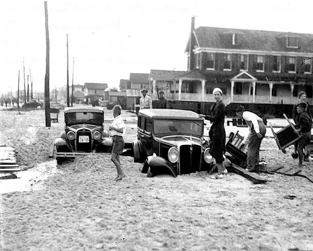 Ocean View Ocean View After Flood Sand on RoadAfter Flood, 1944