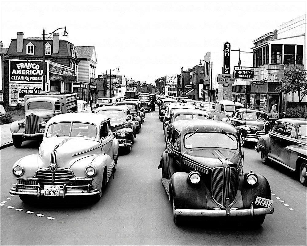 Church Street Barney's Market, 1947