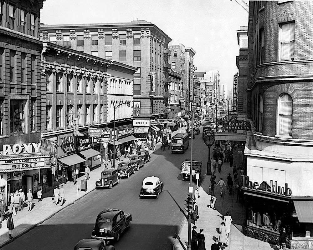 Roxy / The Hub Abbott Costello Granby Street, 1944