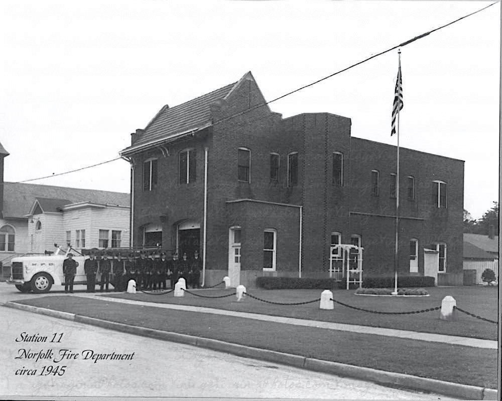 Fire Station 11 Norfolk Fire Dept, 1945