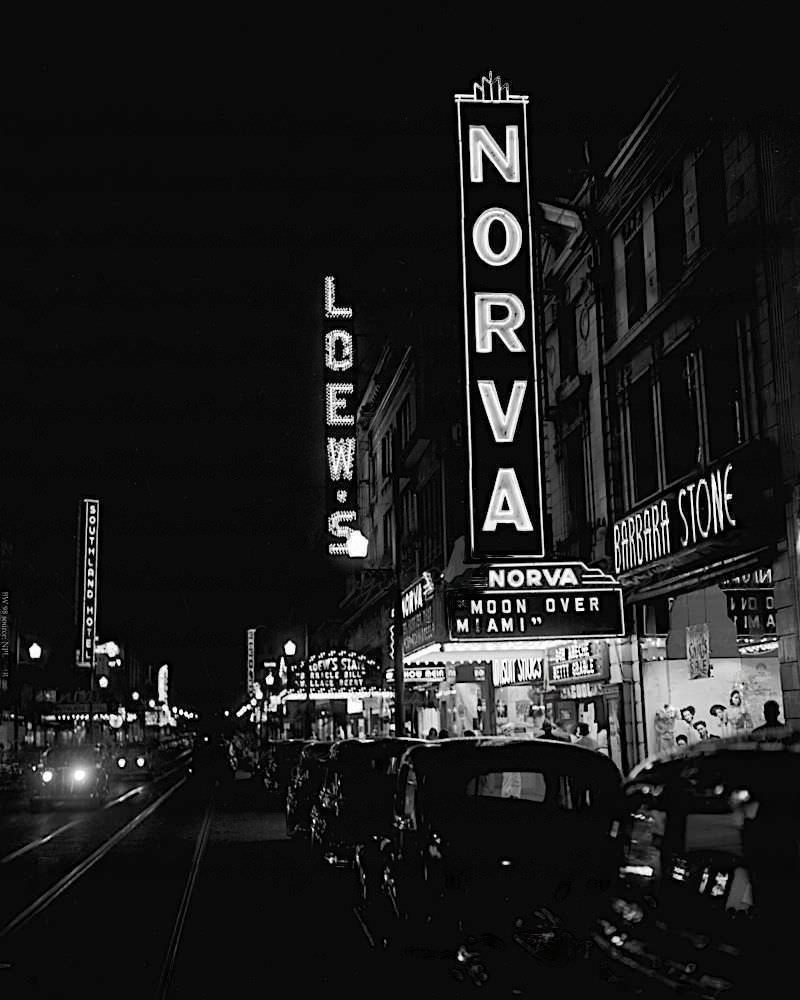 Norva 'Moon Over Miami' & Loew's Theaters Norfolk, 1941
