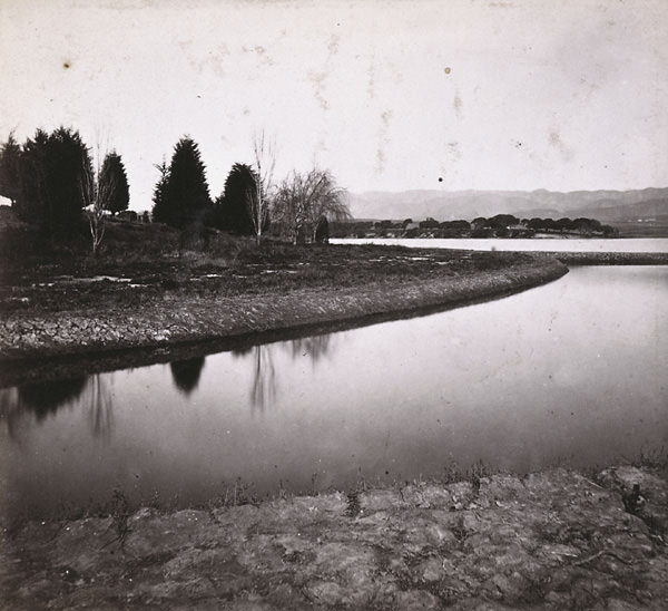 View on Western Shore Lake Merritt, Oakland, 1865
