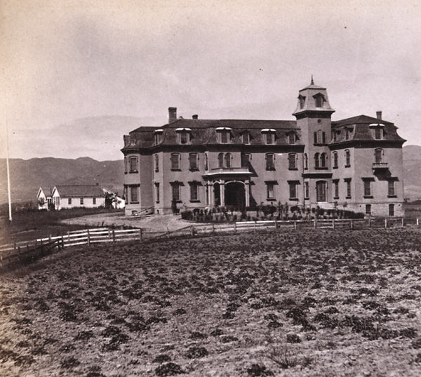 The Pacific Female College, Oakland, Alameda County, 1863