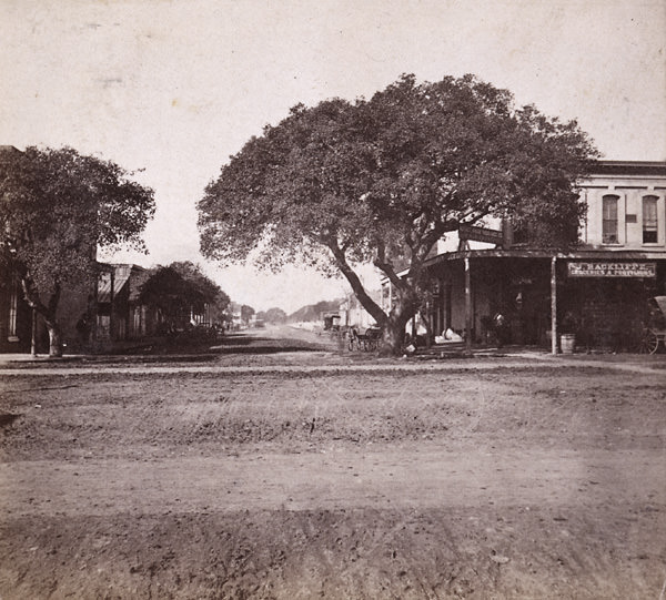 14th Street, from Broadway, looking West, Oakland, 1864