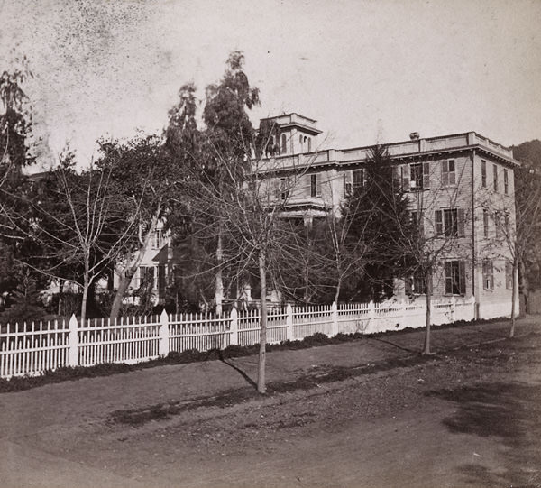 Mansion House, College Grounds, 12th Street, Oakland, 1865
