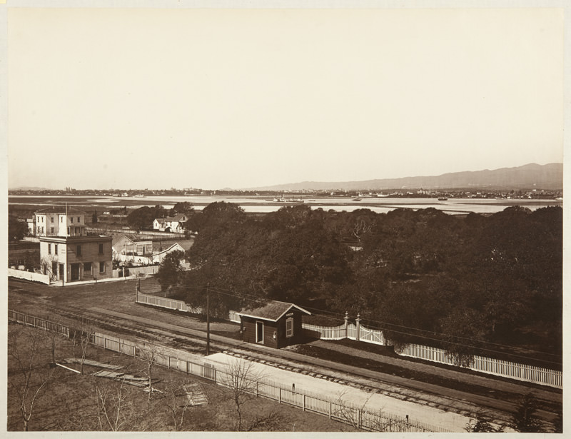 Encinal train station, 1860s
