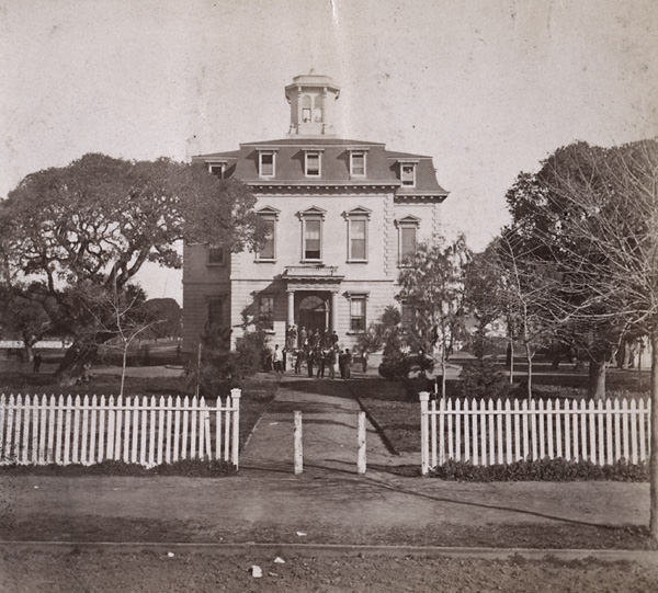 Oakland College, 12th Street, Oakland, 1860