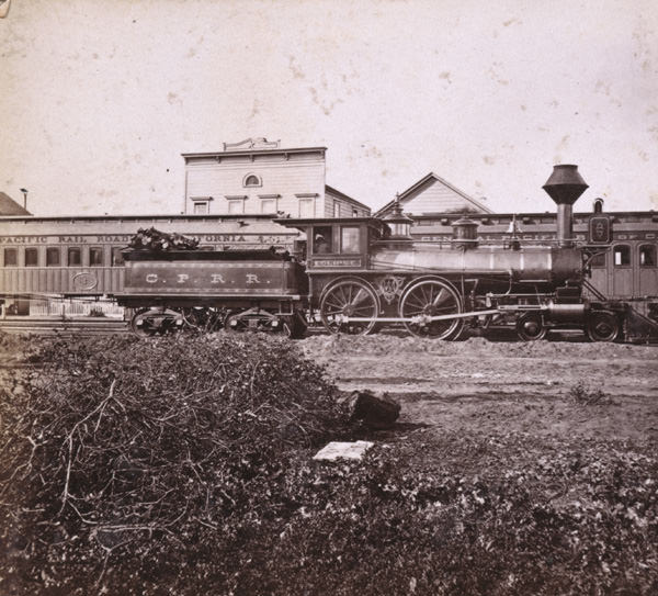 Central Pacific Railroad Engine Eclipse, 1868