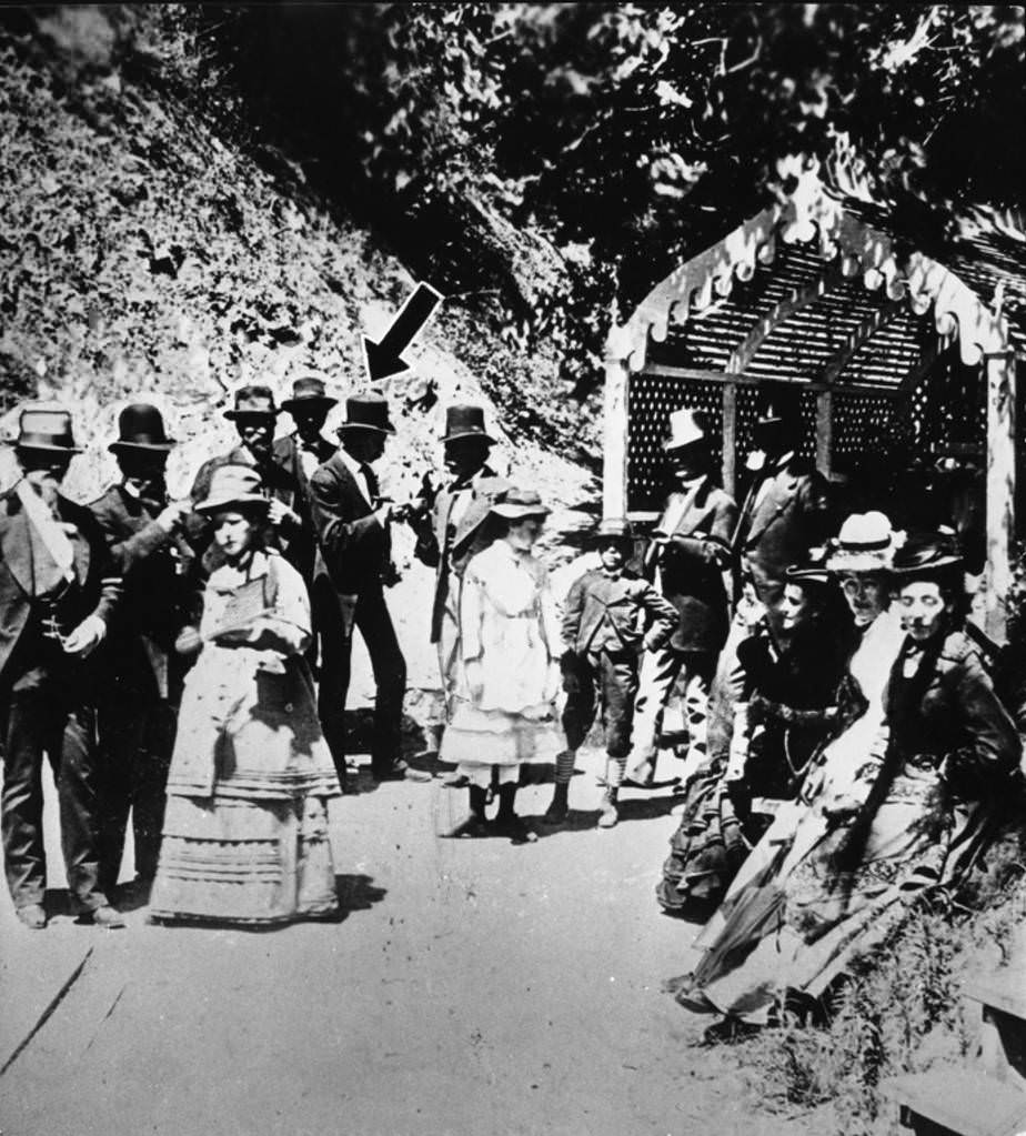 Mark Twain at Piedmont White Sulphur Springs, Oakland, 1867