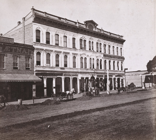 Wilcox Block, Broadway, Oakland, Alameda County, 1868