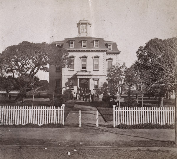 Oakland College, 12th Street, Oakland, 1862