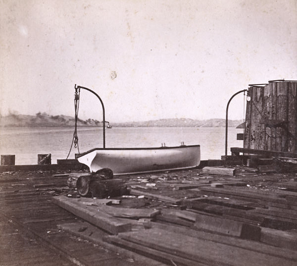 San Francisco -- From the end of Oakland Wharf, 1867