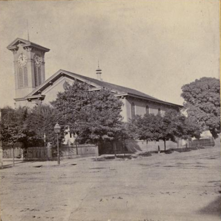 First Congregational Church, 10th and Washington Streets, 1860